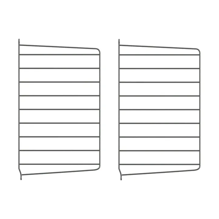 String wall panels - Dark grey, 50x30 cm, 2-pack - String