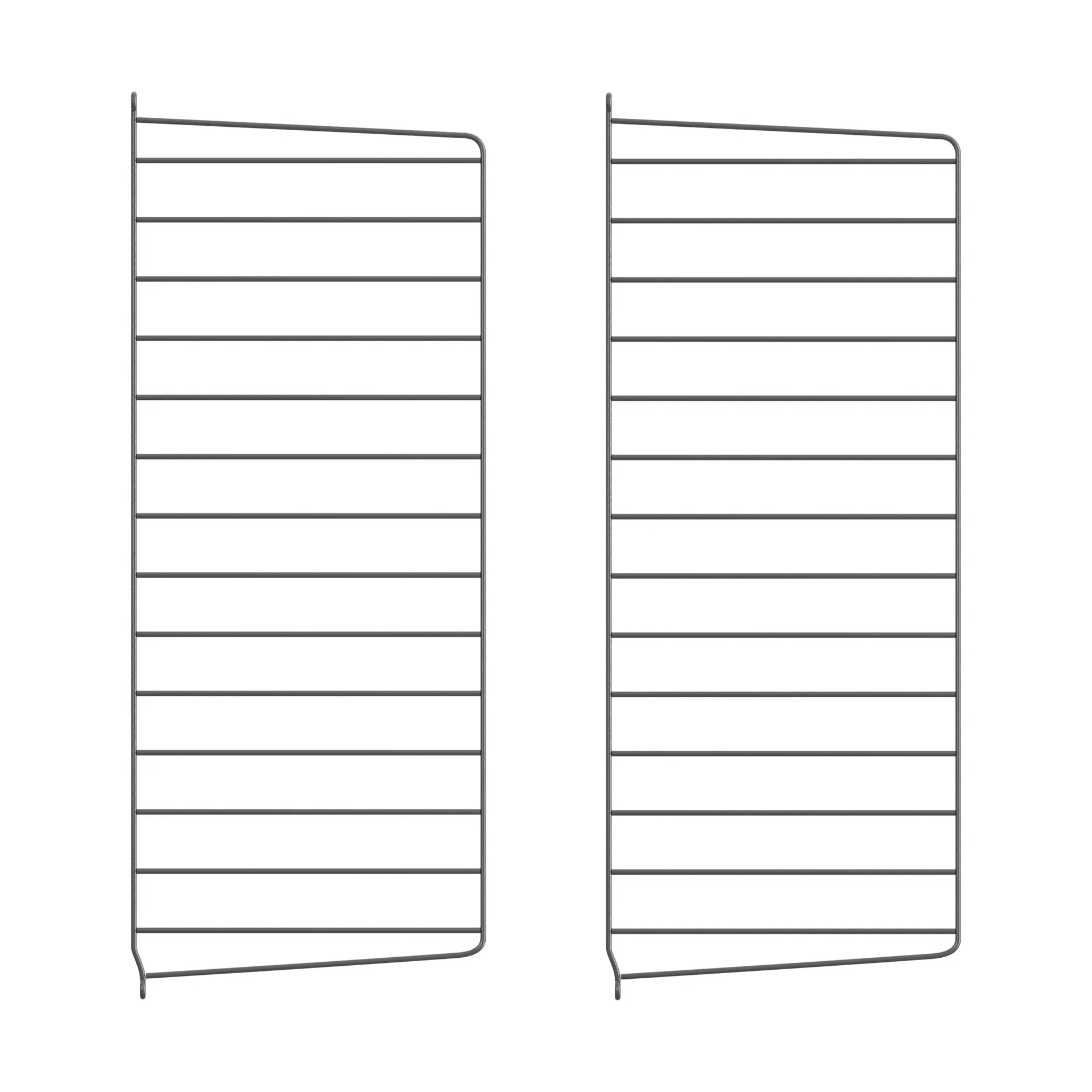 String wall panels, Dark grey, 75x30 cm, 2-pack String
