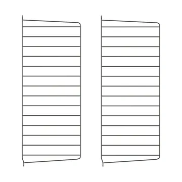String wall panels - Dark grey, 75x30 cm, 2-pack - String