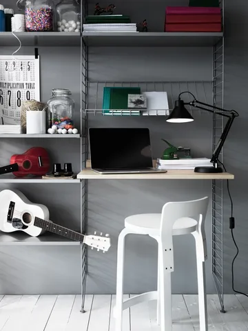 String worktop - Ash veneer, 78x58 cm - String