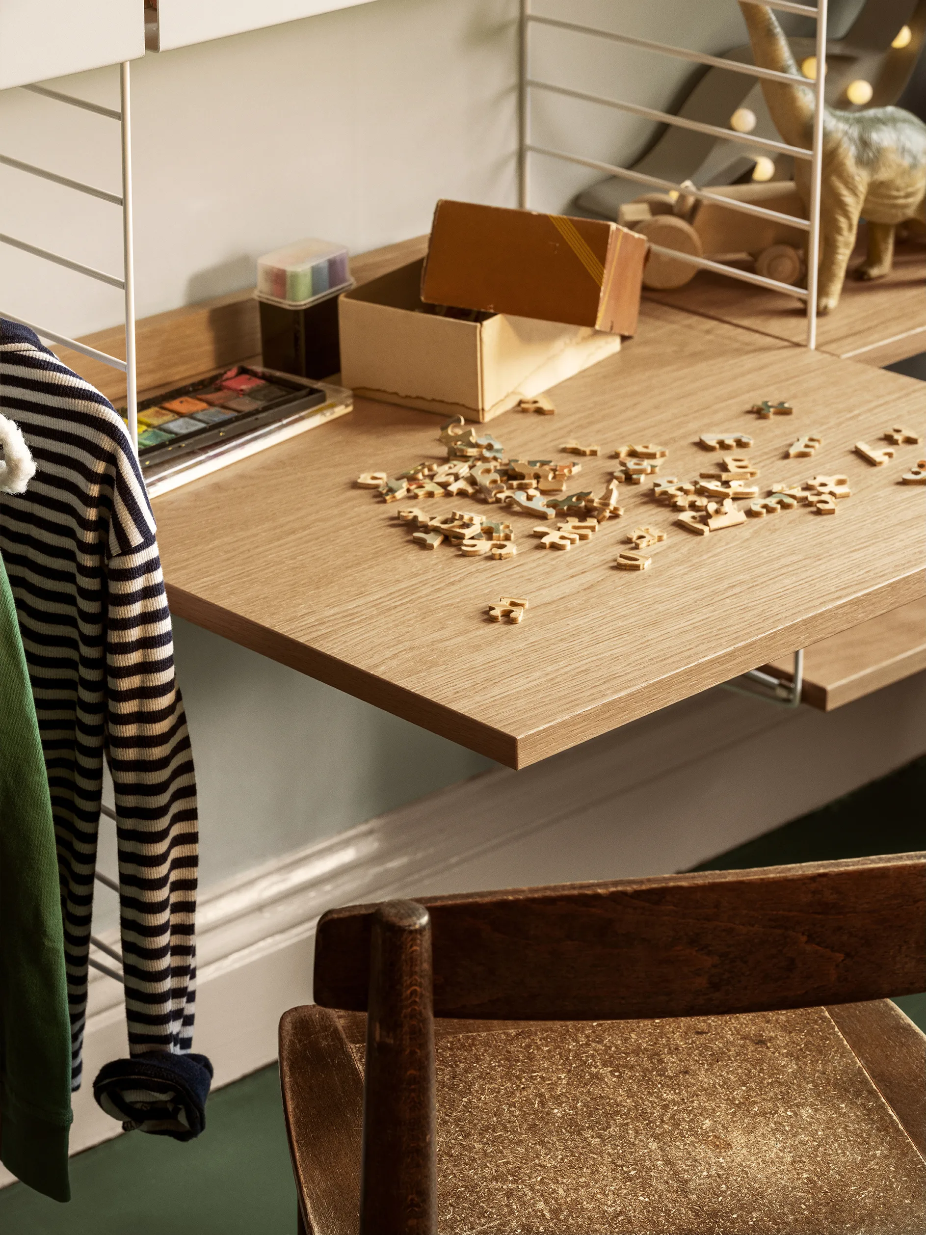 String worktop, Oak, 58x58 cm String