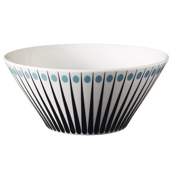 Amanda bowl large - white-aqua - Superliving