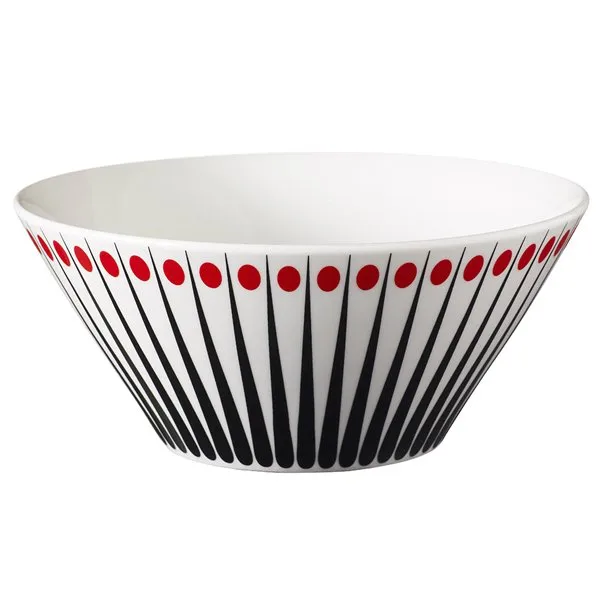 Superliving Amanda bowl large white-tomato (red) | Scandinavian Design | Serving bowls | Red