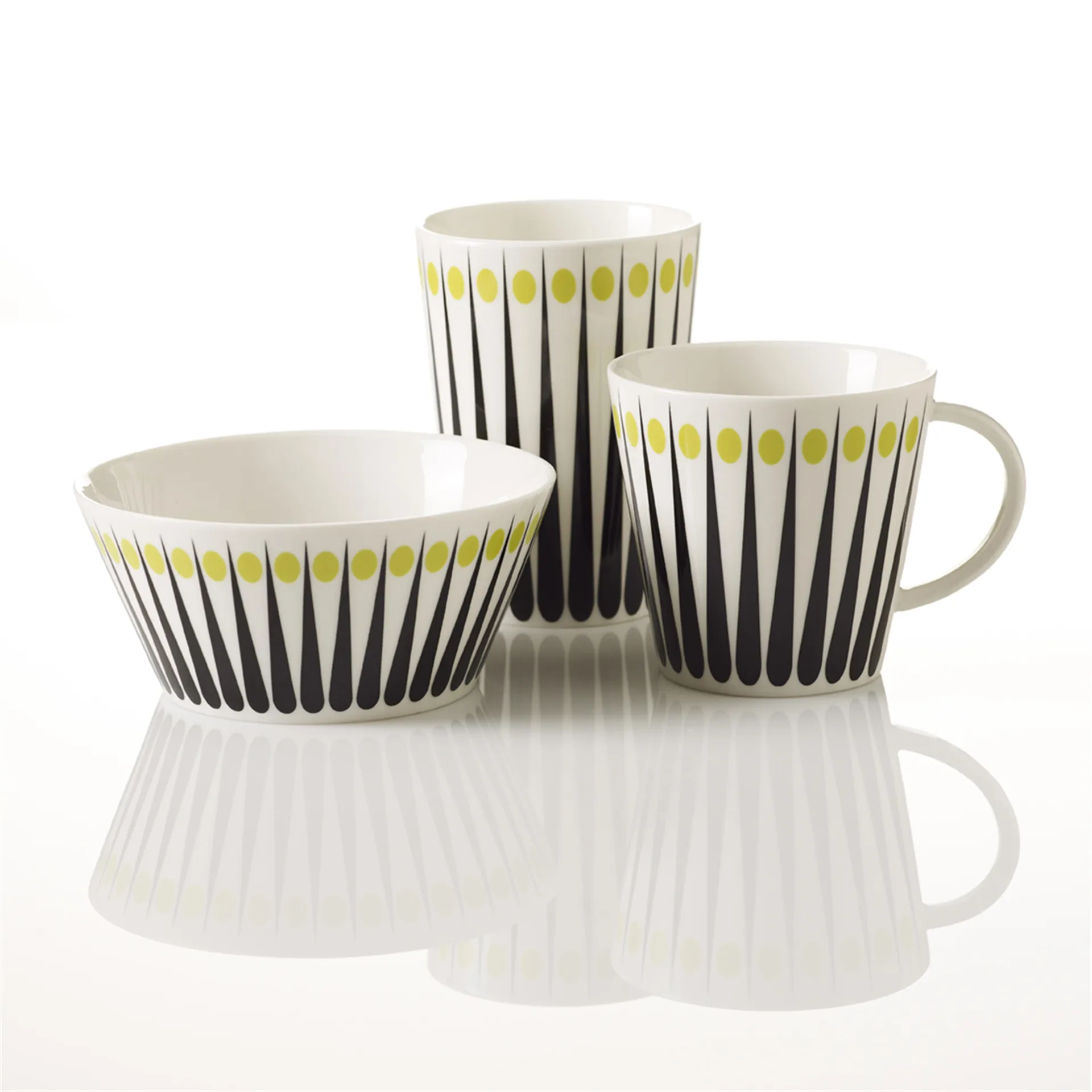 Amanda bowl, white-lime Superliving