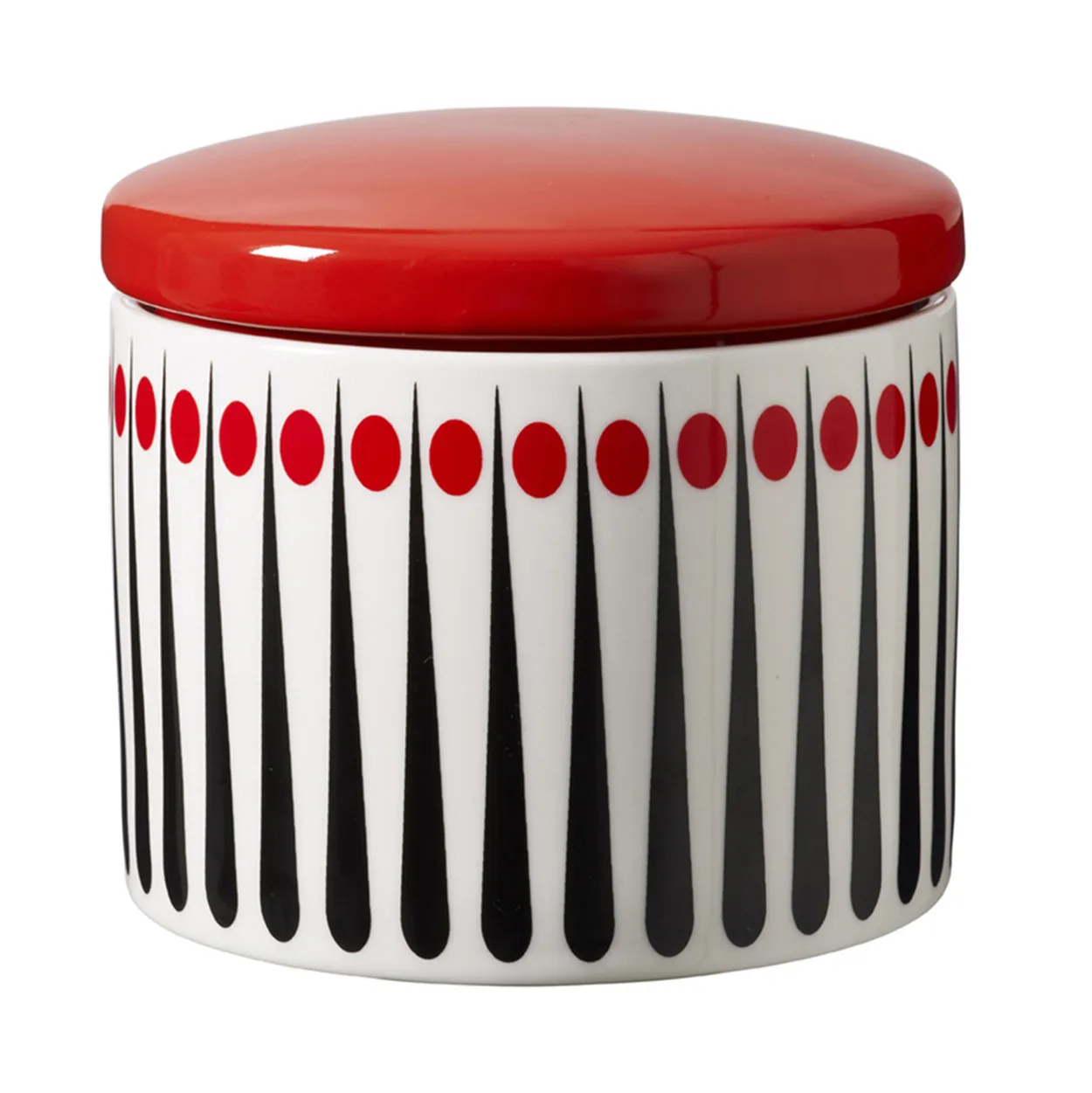 Superliving Amanda jar white-tomato 10 cm | Scandinavian Design | Storage jars | Red