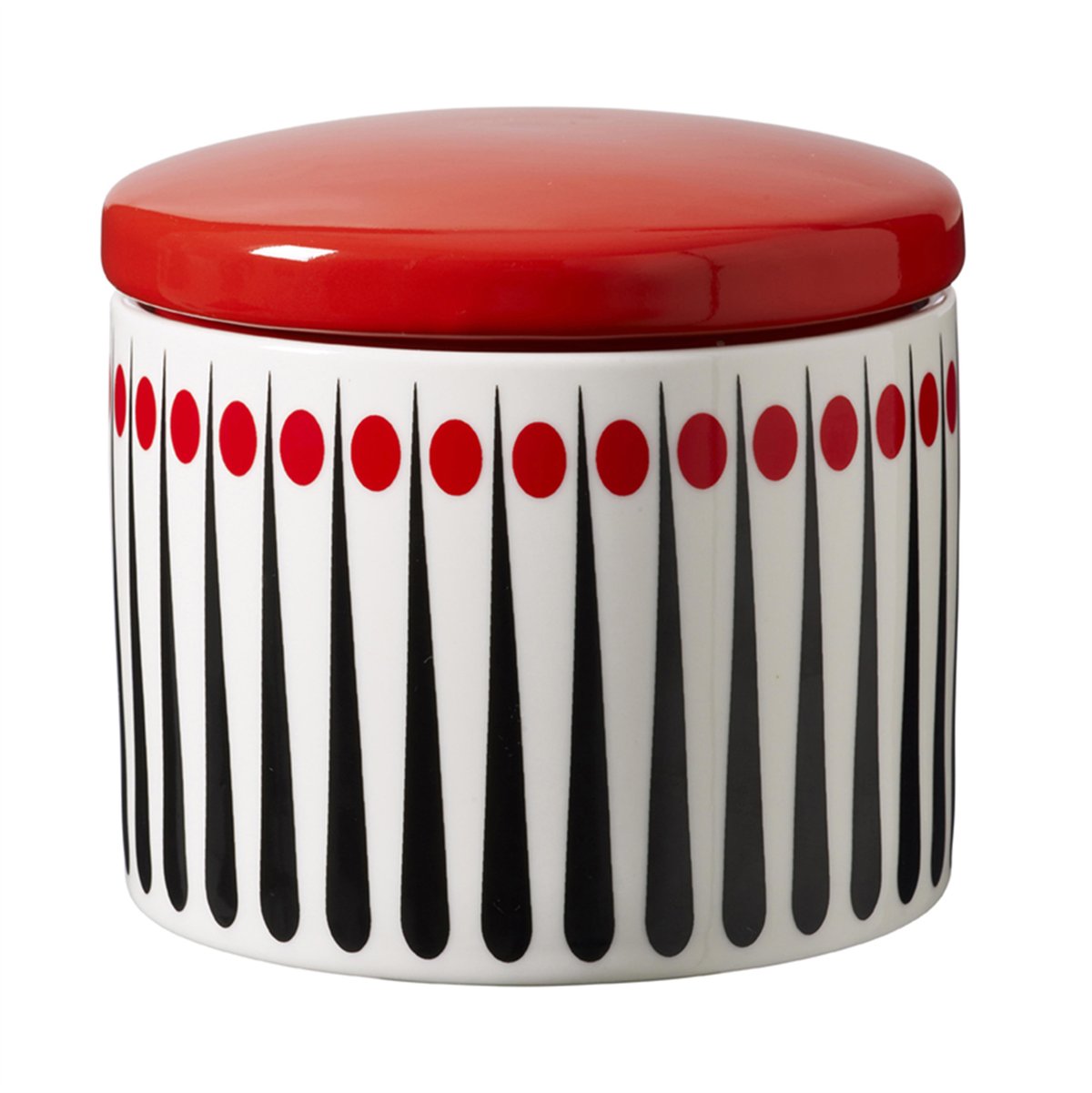 Superliving Amanda jar white-tomato 10 cm | Scandinavian Design | Storage jars | Red