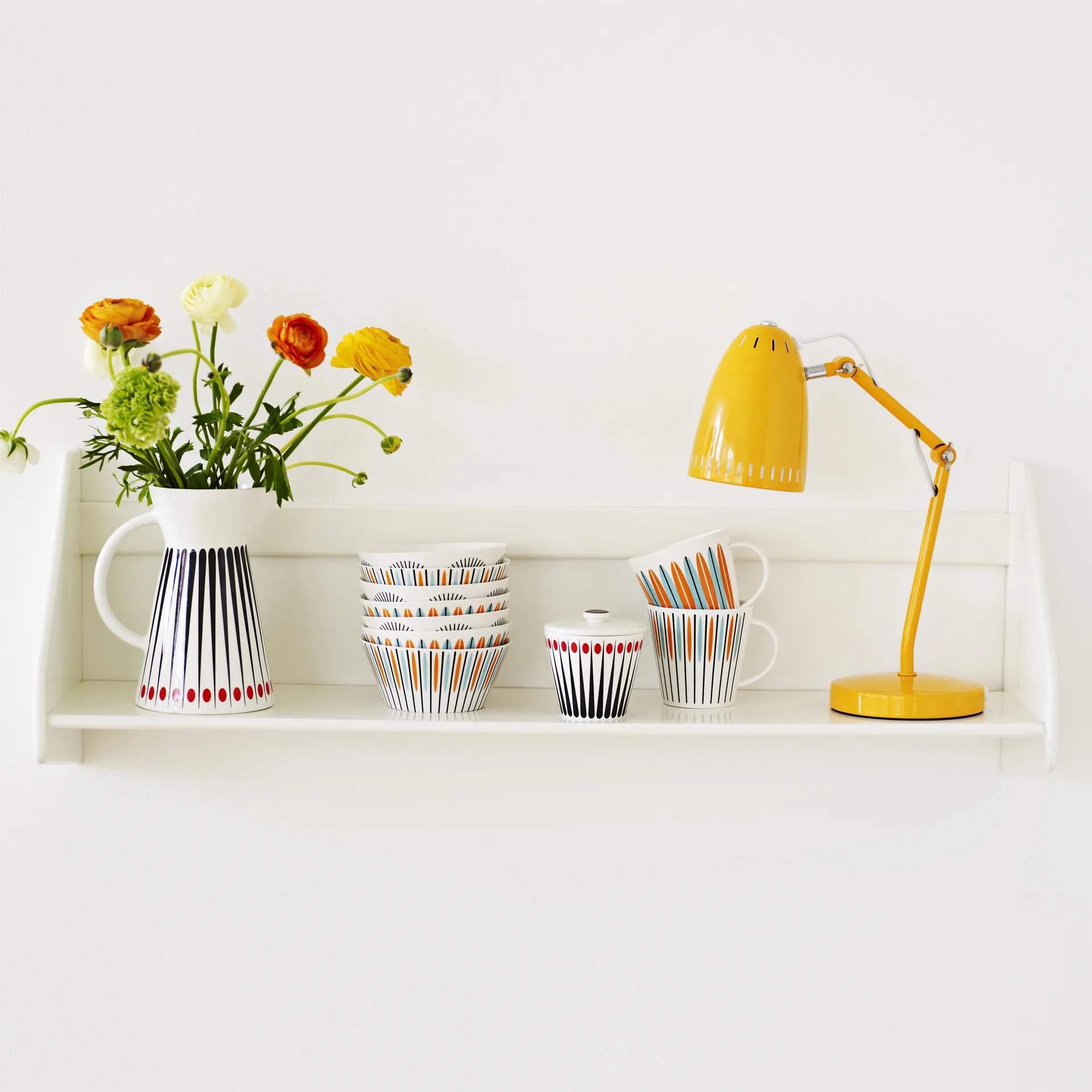 Amanda jug, white-tomato (red) Superliving