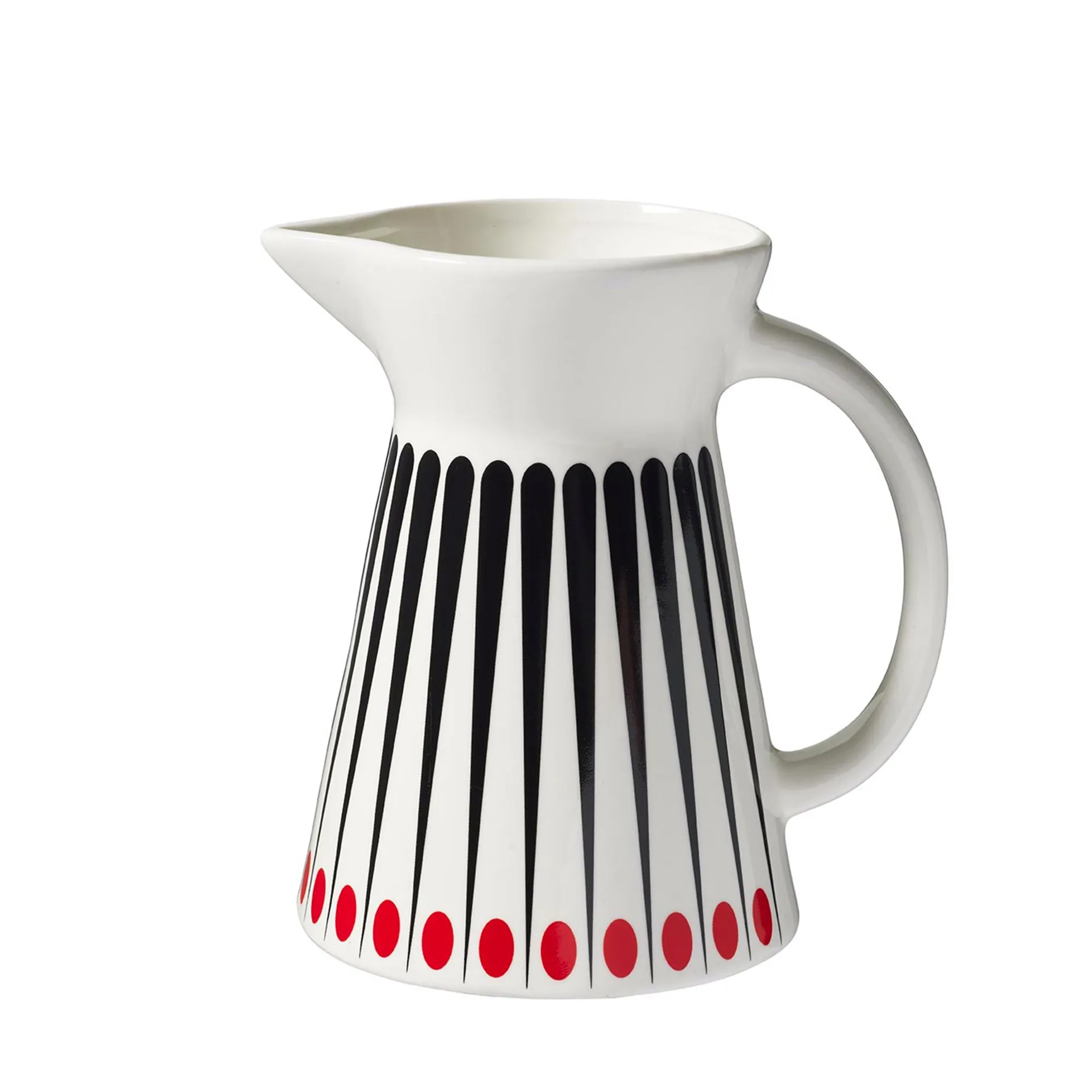 Amanda milk jug, white-tomato (red) Superliving