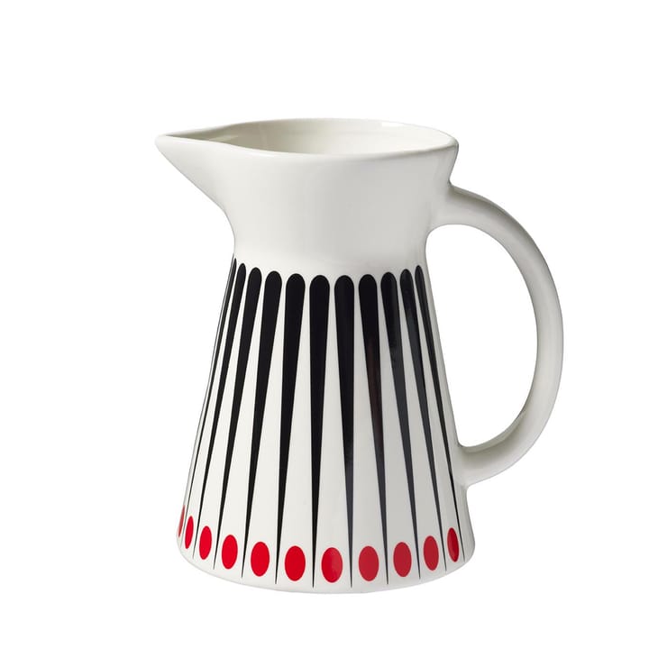 Amanda milk jug - white-tomato (red) - Superliving