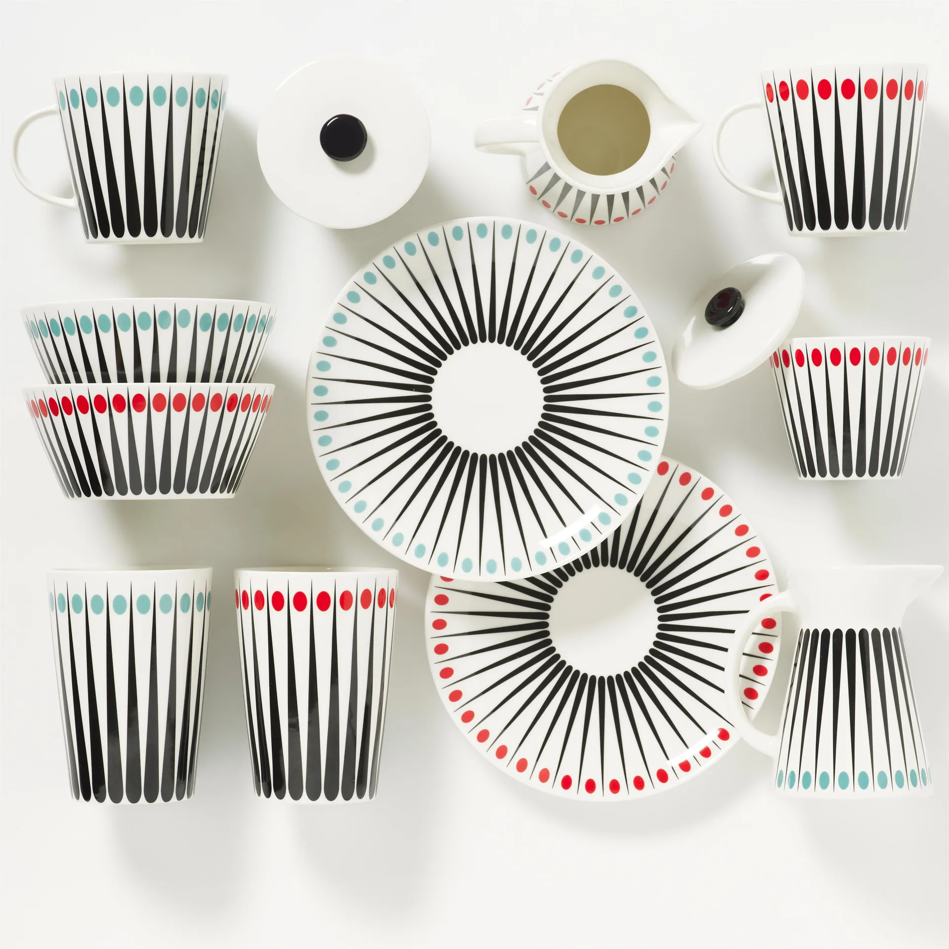 Amanda milk jug, white-tomato (red) Superliving