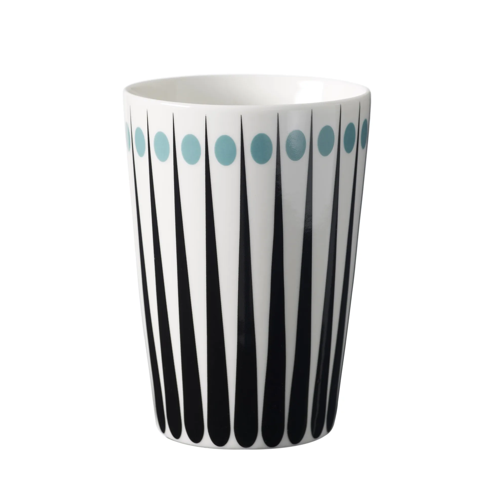 Amanda mug, white-aqua Superliving