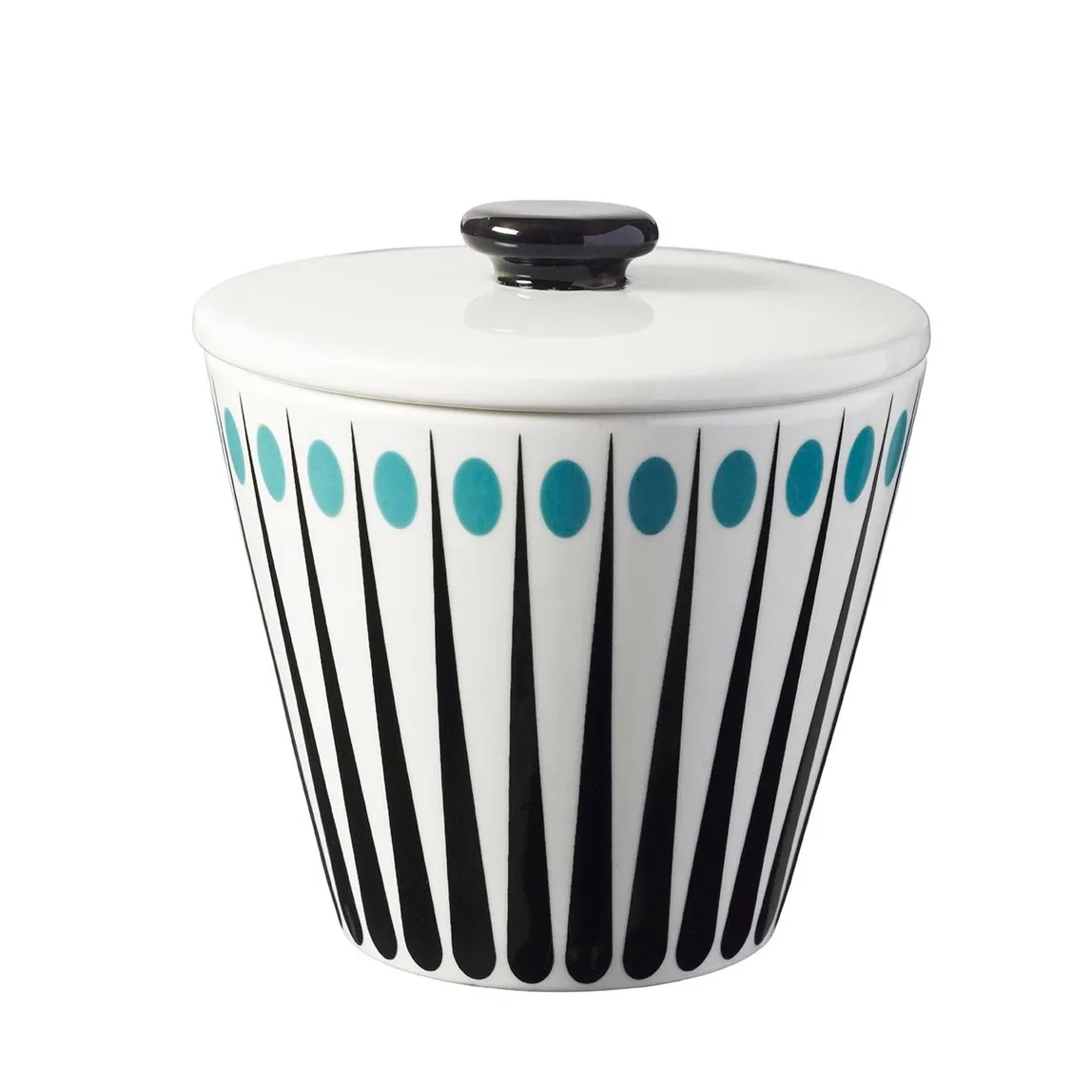 Superliving Amanda sugar bowl white-aqua | Scandinavian Design | Sugar bowls | Blue