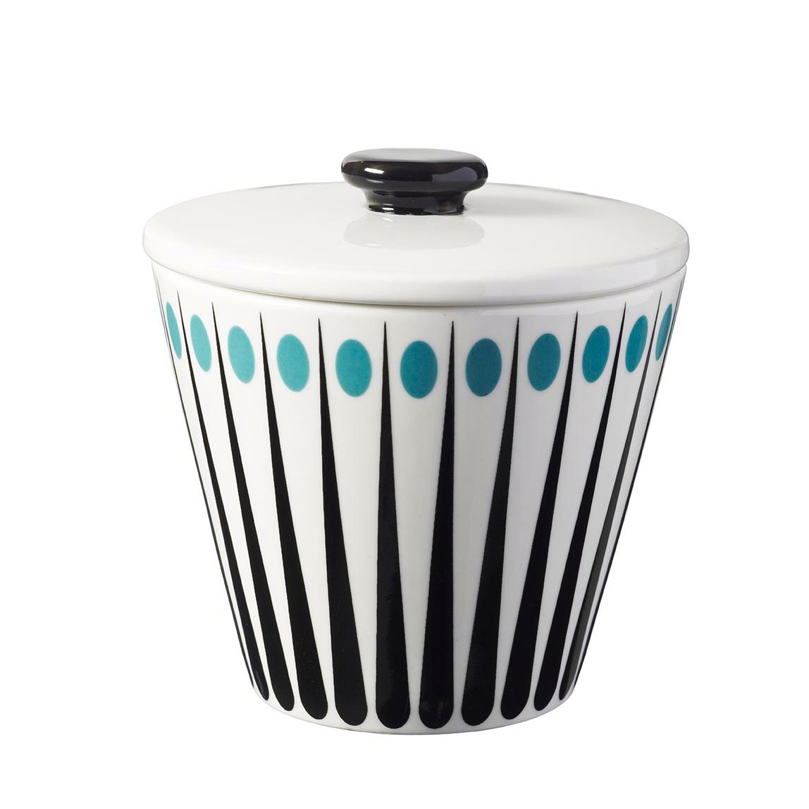 Superliving Amanda sugar bowl white-aqua | Scandinavian Design | Sugar bowls | Blue