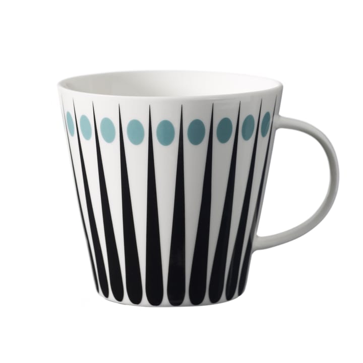 Amanda tea mug - white-aqua - Superliving