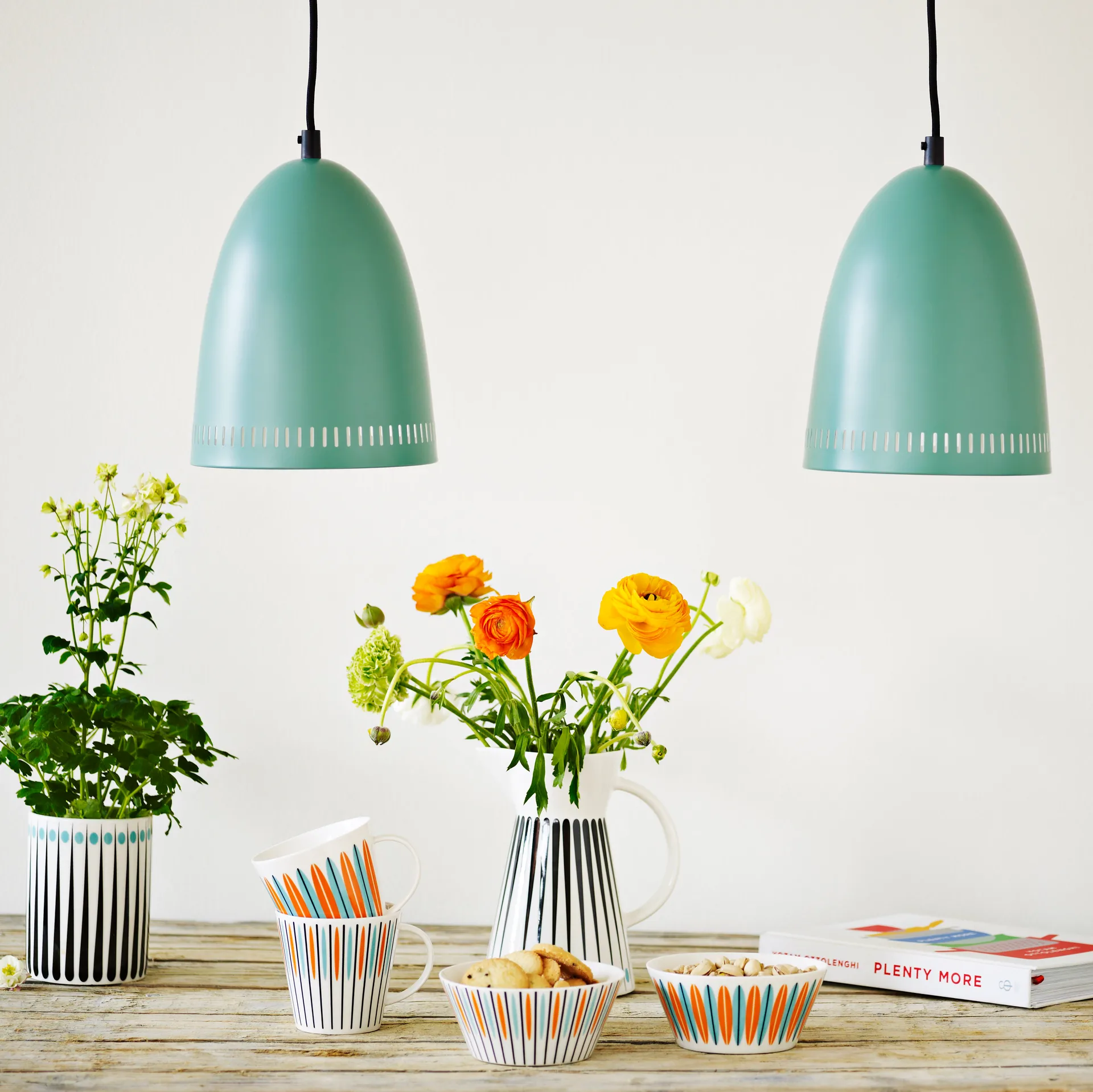 Laura bowl, aqua-orange Superliving