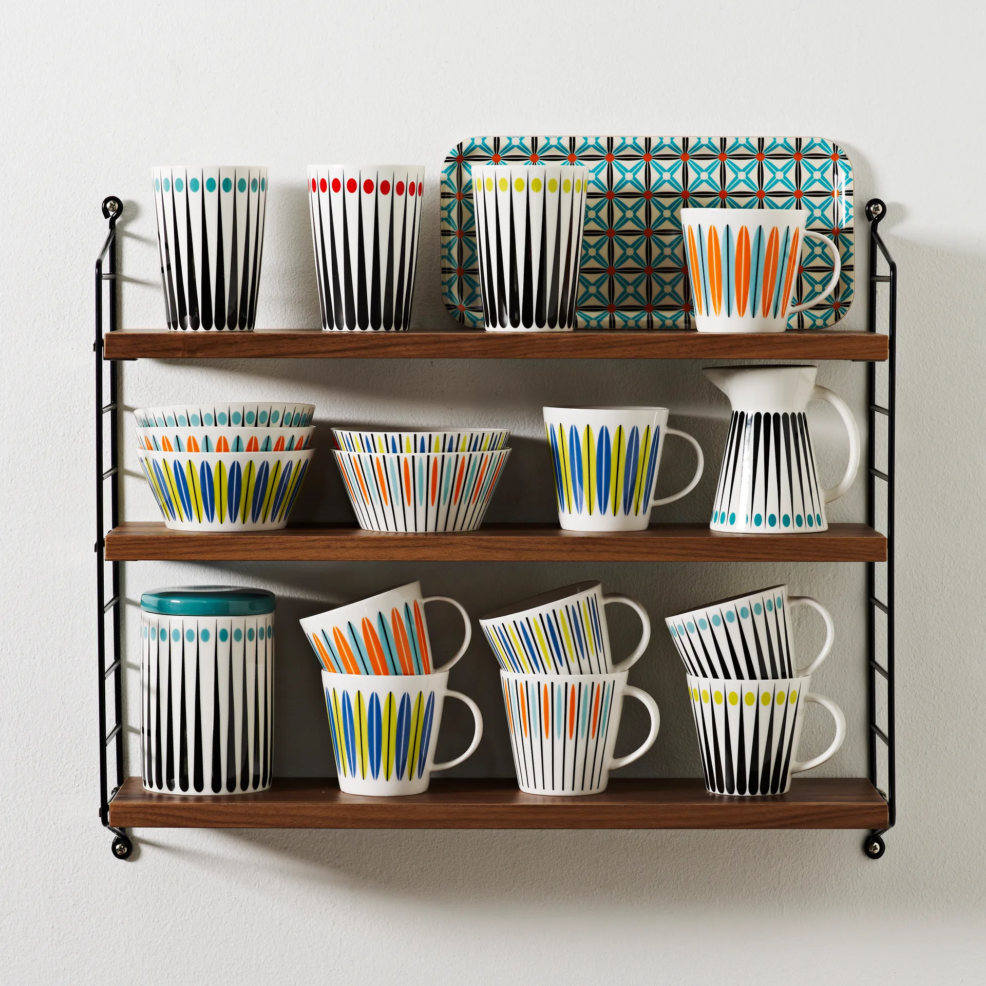 Laura bowl, blue-lime Superliving