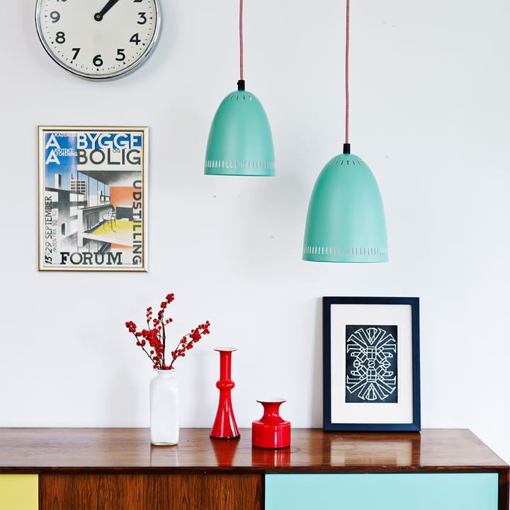 Mini dynamic pendant lamp, matte aqua (blue) Superliving