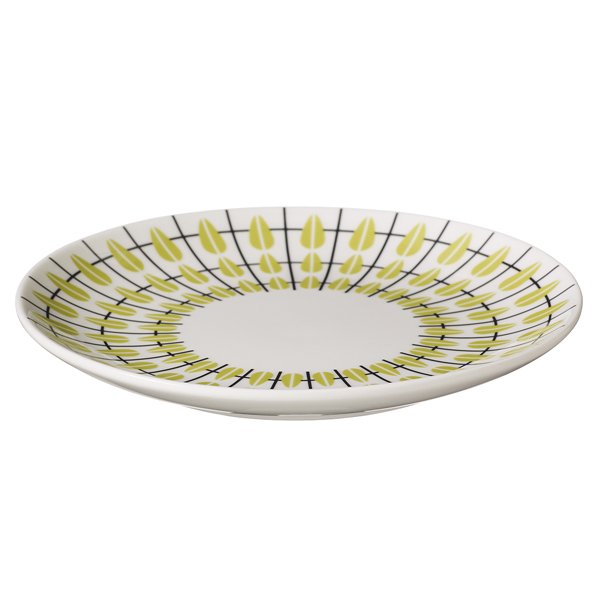 Superliving Olivia plate white-lime | Scandinavian Design | Small plates & side plates | Green