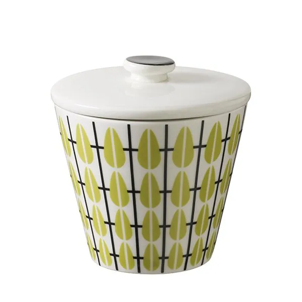 Superliving Olivia sugar bowl white-lime | Scandinavian Design | Sugar bowls | Green