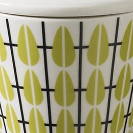 Olivia sugar bowl - white-lime - Superliving