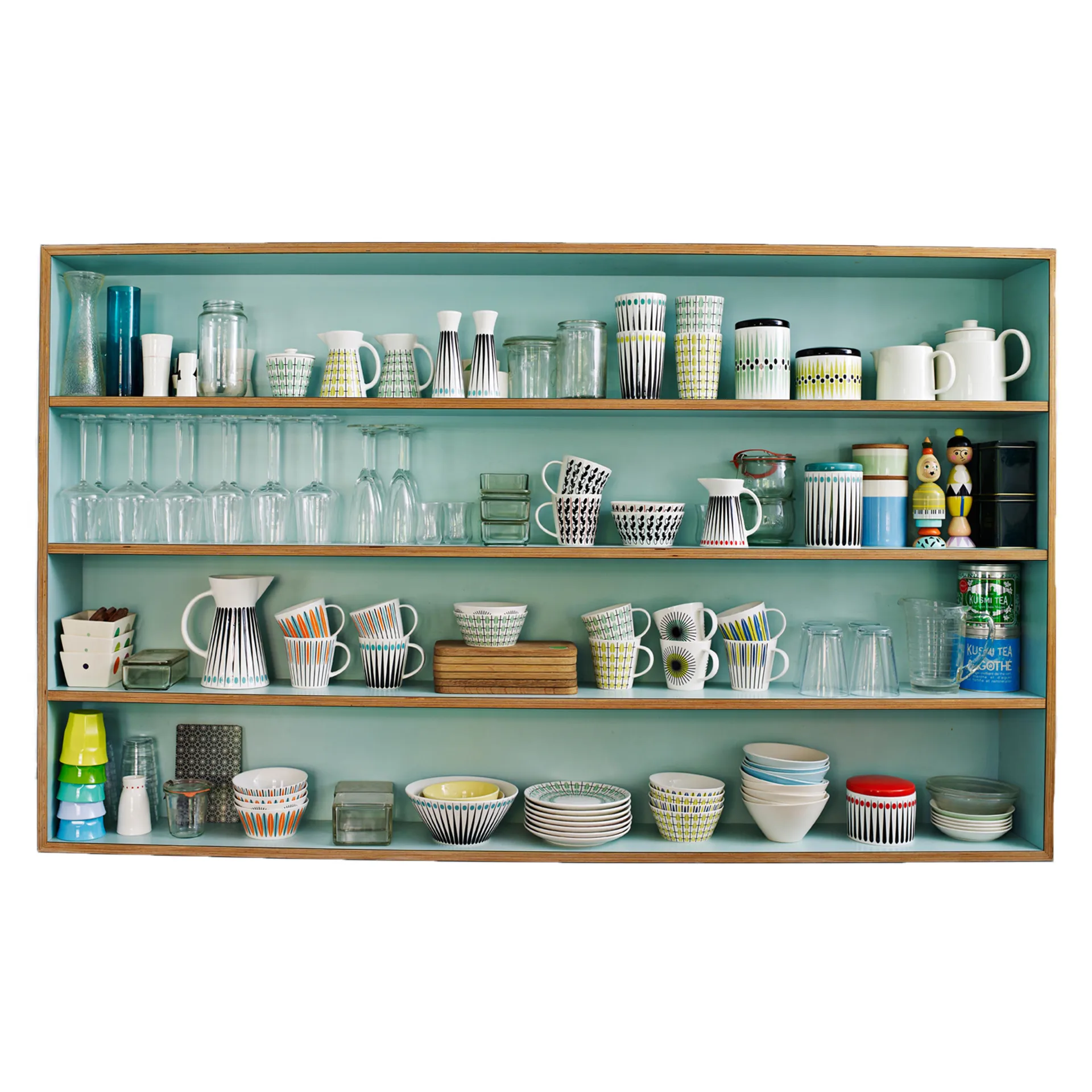 Olivia sugar bowl, white-lime Superliving