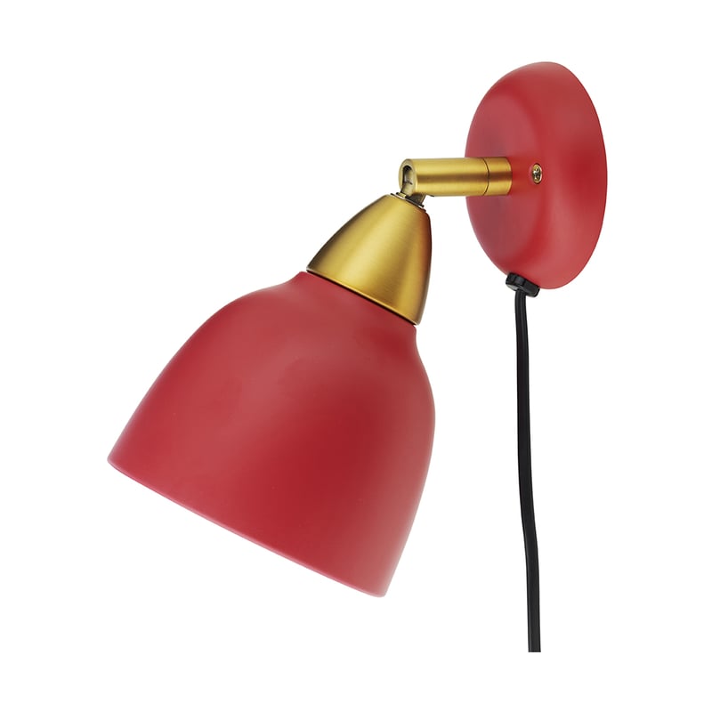 Superliving Urban wall lamp short arm Raspberry red
