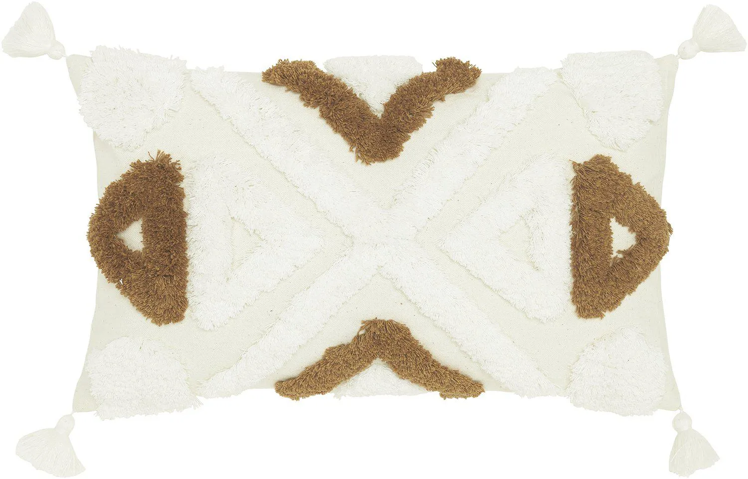 Bente pillowcase 30x50 cm, Brown Svanefors