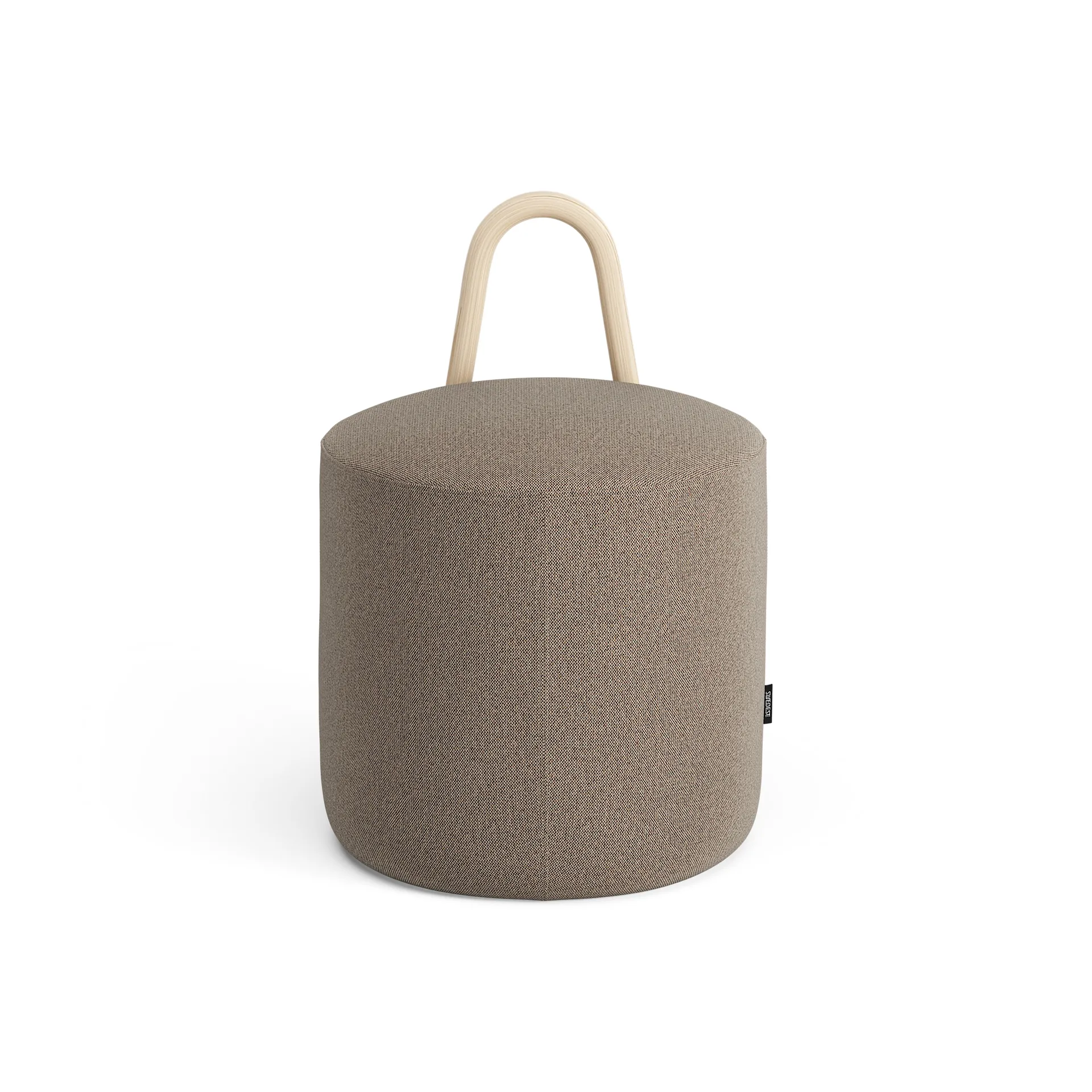 Amstelle pouf small oak natural lacquer, Main Line Flax 23 Swedese