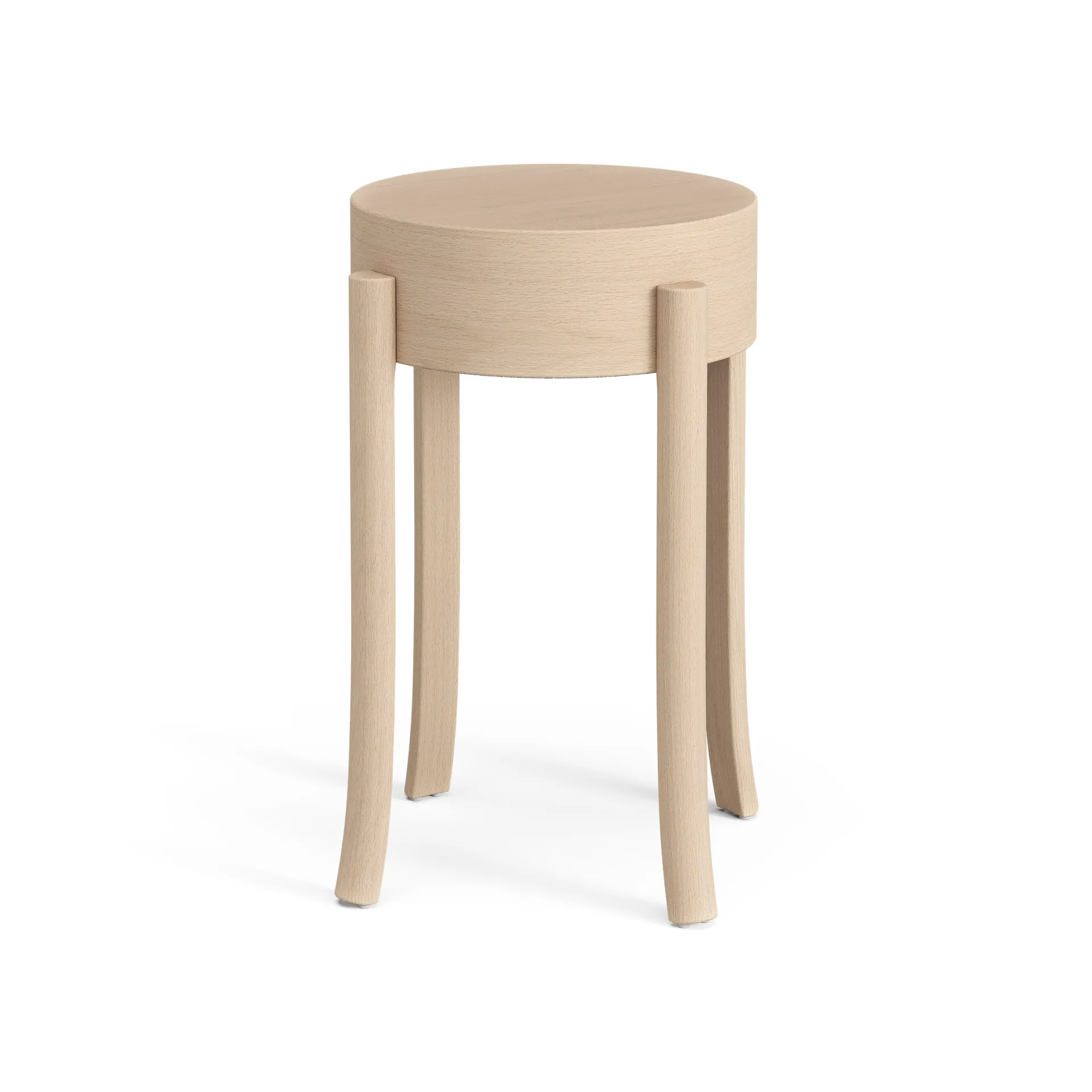 Avavick stool, Beech-natural lacquer Swedese