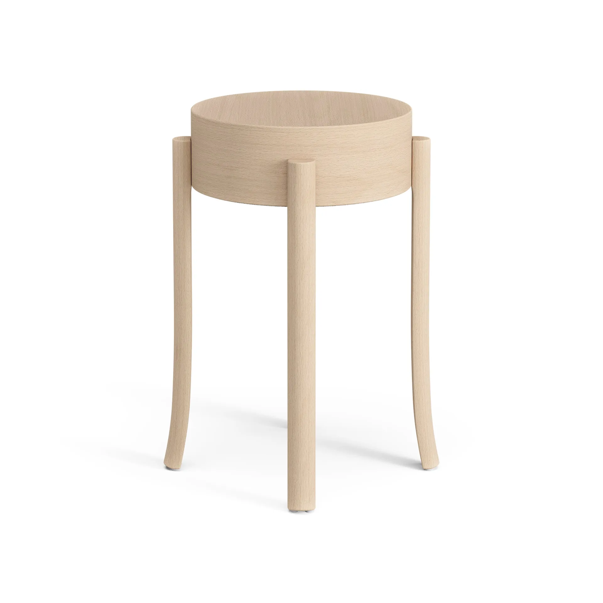 Avavick stool, Beech-natural lacquer Swedese