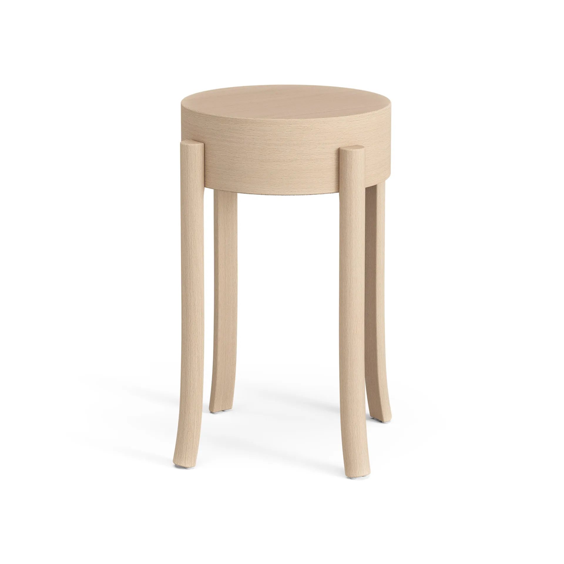 Avavick stool, Beech-natural lacquer Swedese