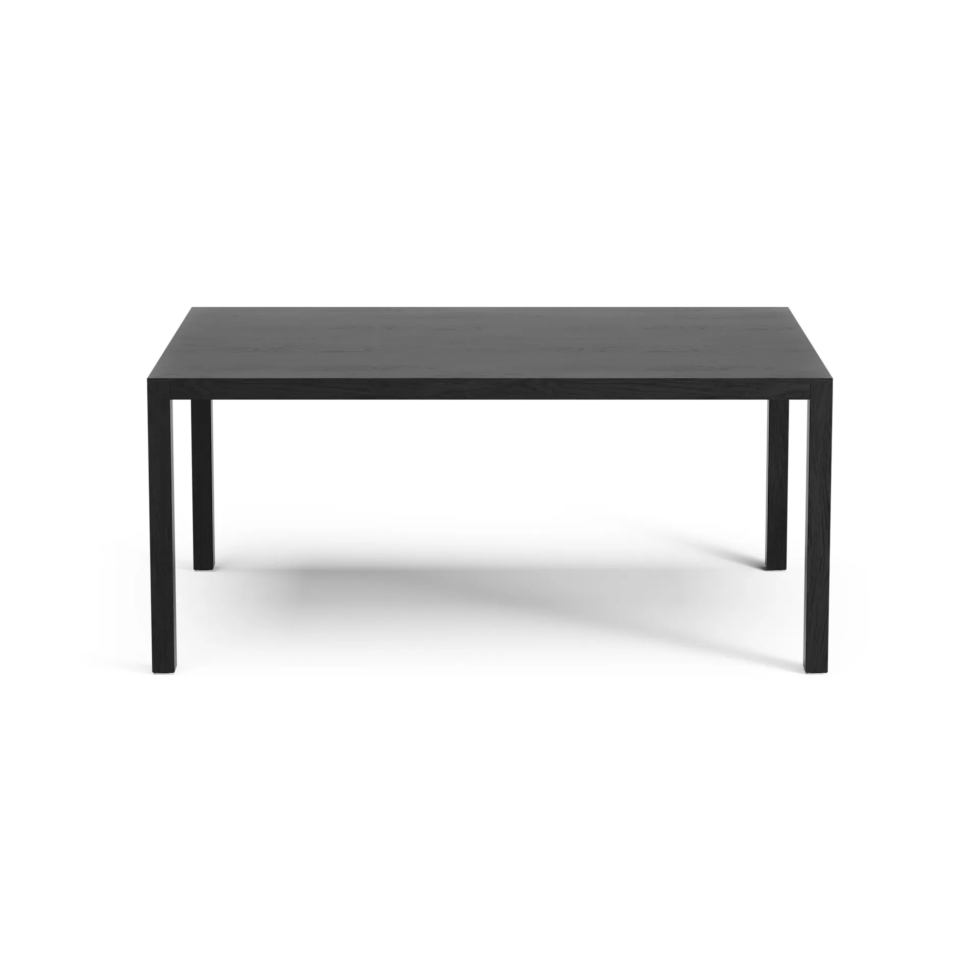 Bespoke coffee table 58x100 cm, H45 cm Oak black stain Swedese