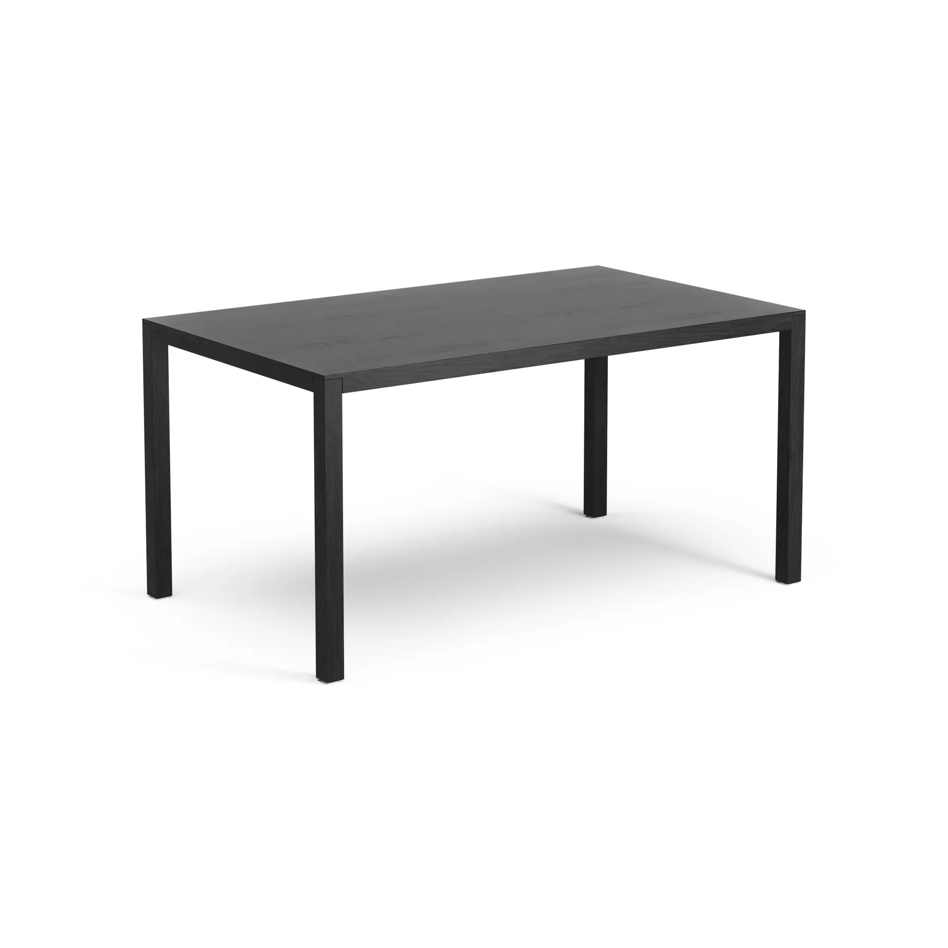 Bespoke coffee table 58x100 cm, H50 cm Oak black stain Swedese
