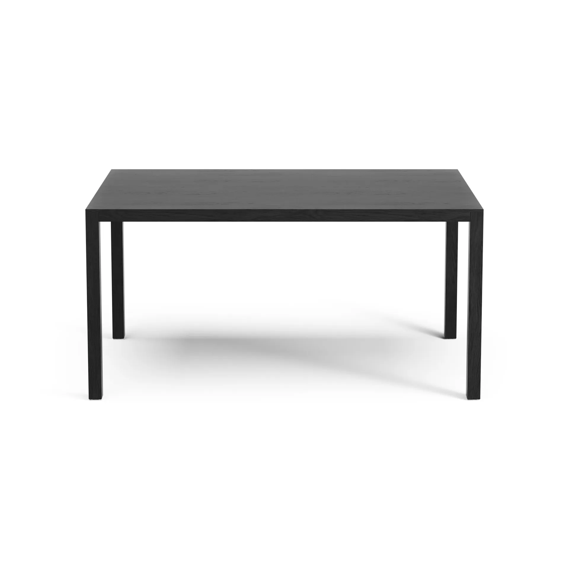 Bespoke coffee table 58x100 cm, H50 cm Oak black stain Swedese