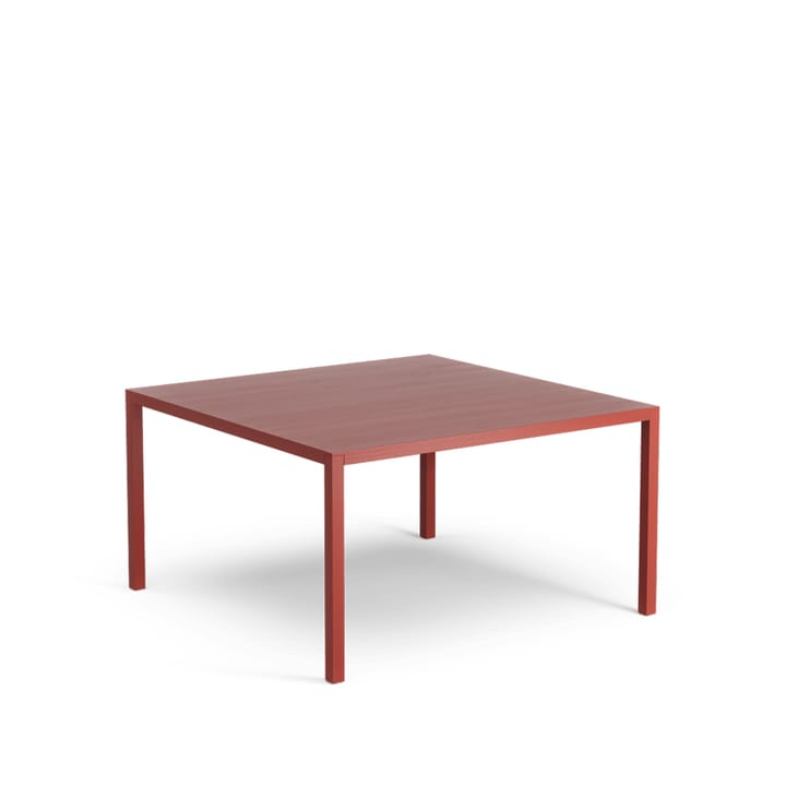 Bespoke lounge table - Oxide red, oak lacquer, h.40 cm - Swedese