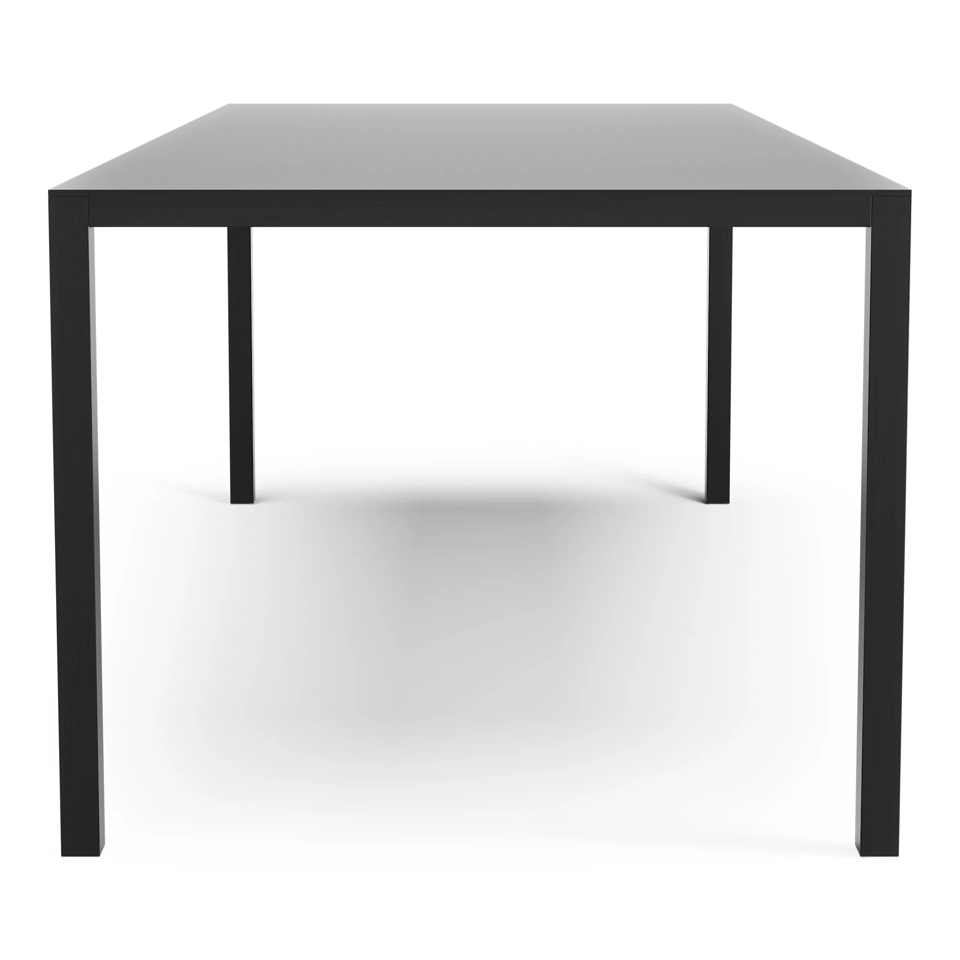 Bespoke table 90x200 cm, Ash black glazed Swedese