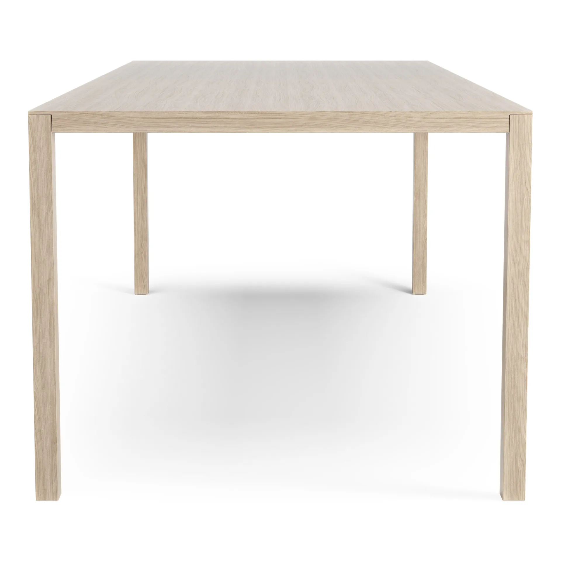 Bespoke table 90x200 cm, Oak white pigment Swedese