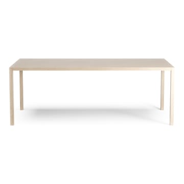 Bespoke table 90x200 cm - Oak white pigment - Swedese