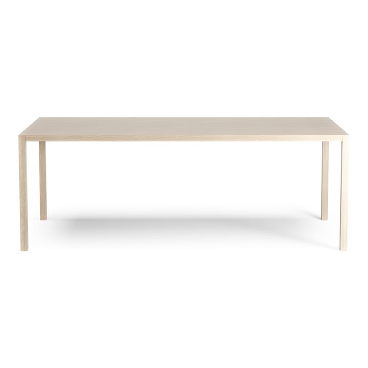 Bespoke table 90x200 cm - Oak white pigment - Swedese