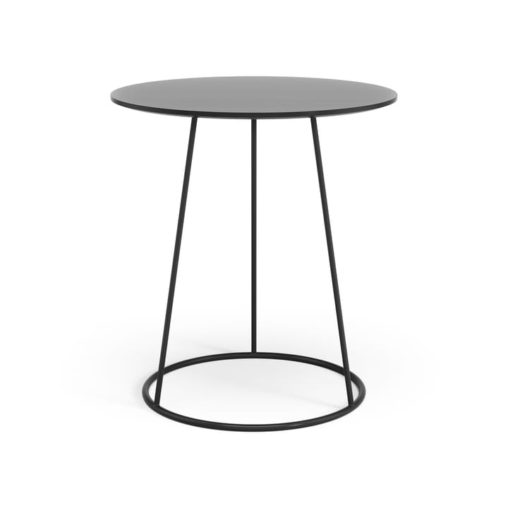 Breeze table smooth top Ø46 cm - Black - Swedese