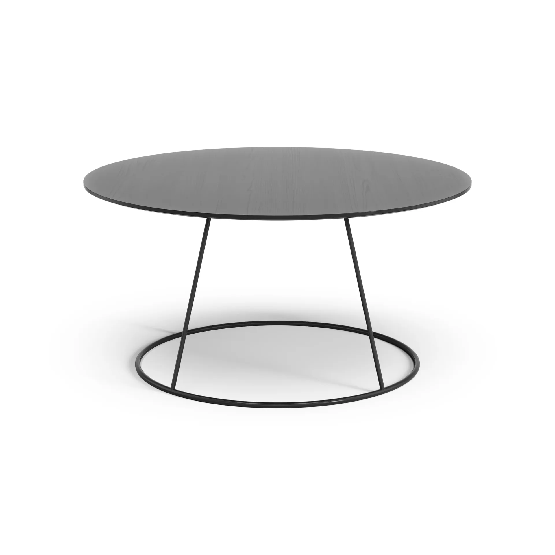 Breeze table smooth top Ø80 cm, Black Swedese