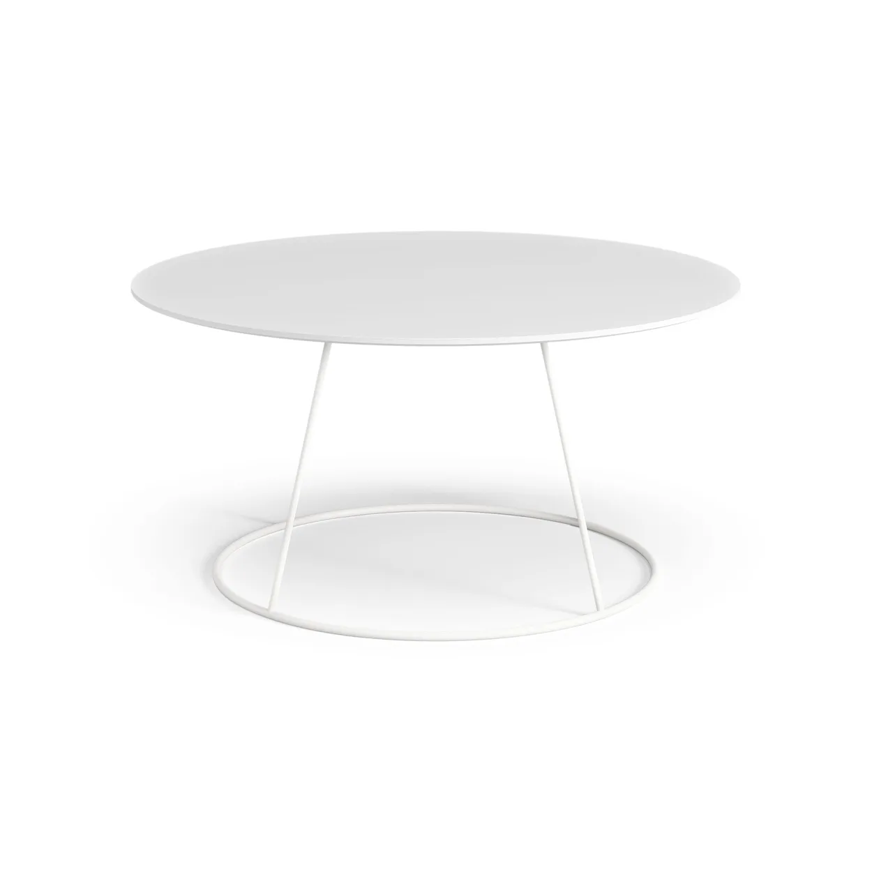 Swedese Breeze table smooth top o80 cm White | Scandinavian Design | Side tables | White