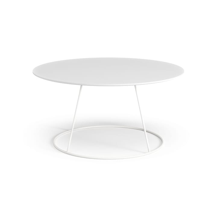 Breeze table smooth top Ø80 cm - White - Swedese