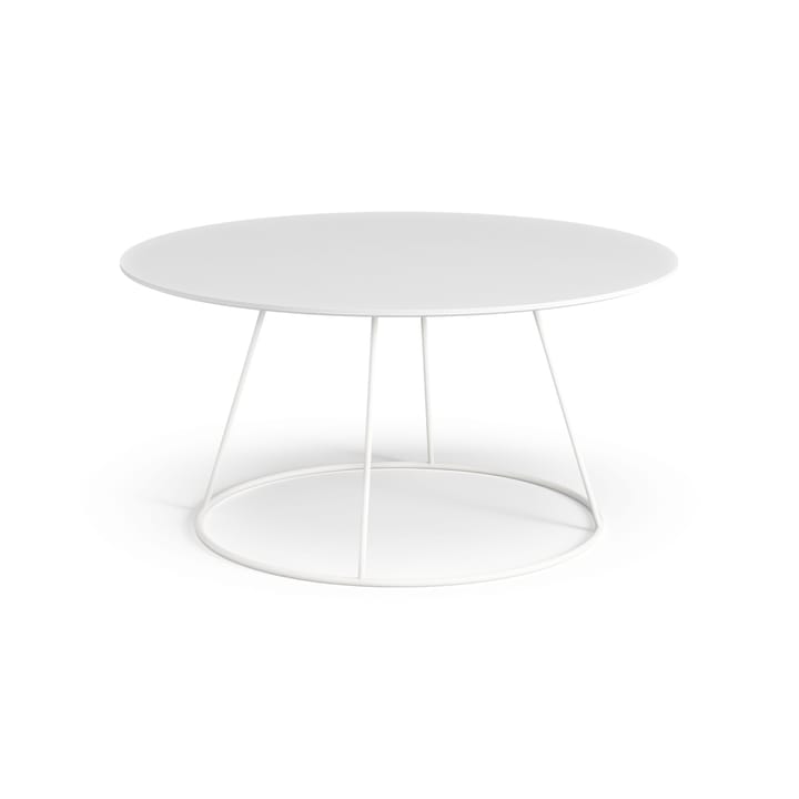 Breeze table smooth top Ø80 cm - White - Swedese
