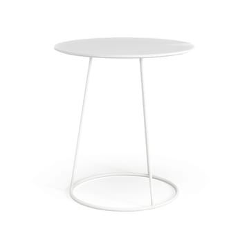 Breeze table with wave Ø46 cm - White - Swedese