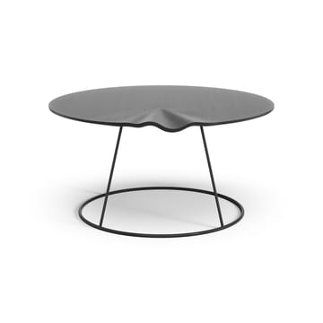 Breeze table with wave Ø80 cm - Black - Swedese