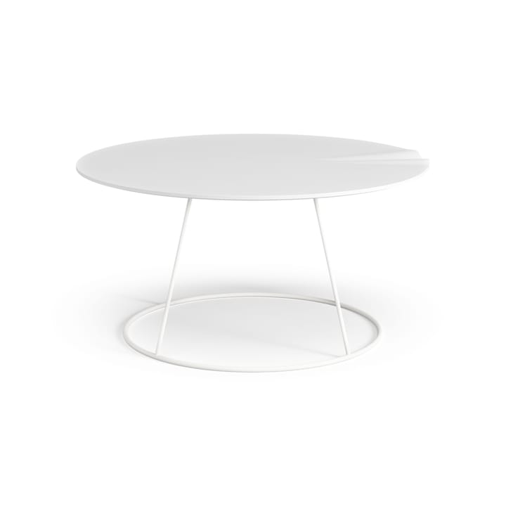 Breeze table with wave Ø80 cm - White - Swedese