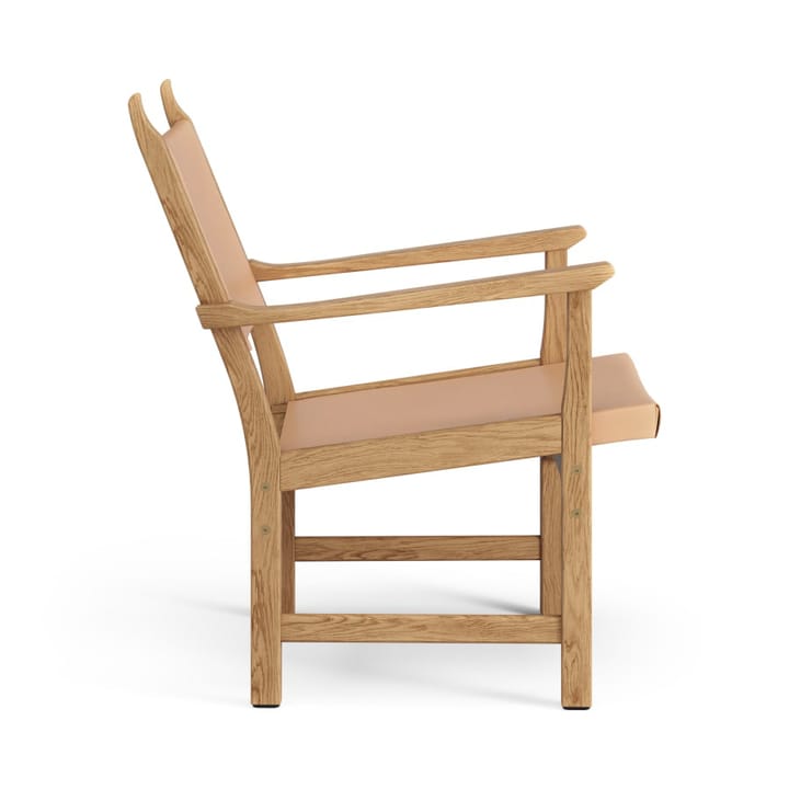 Caryngo arm chair - Oiled oak-leather nature - Swedese