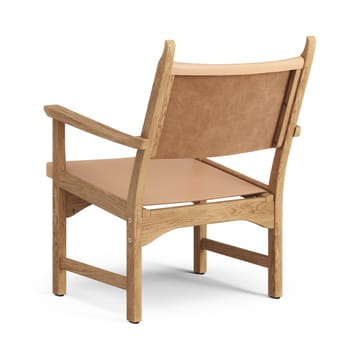 Caryngo arm chair - Oiled oak-leather nature - Swedese