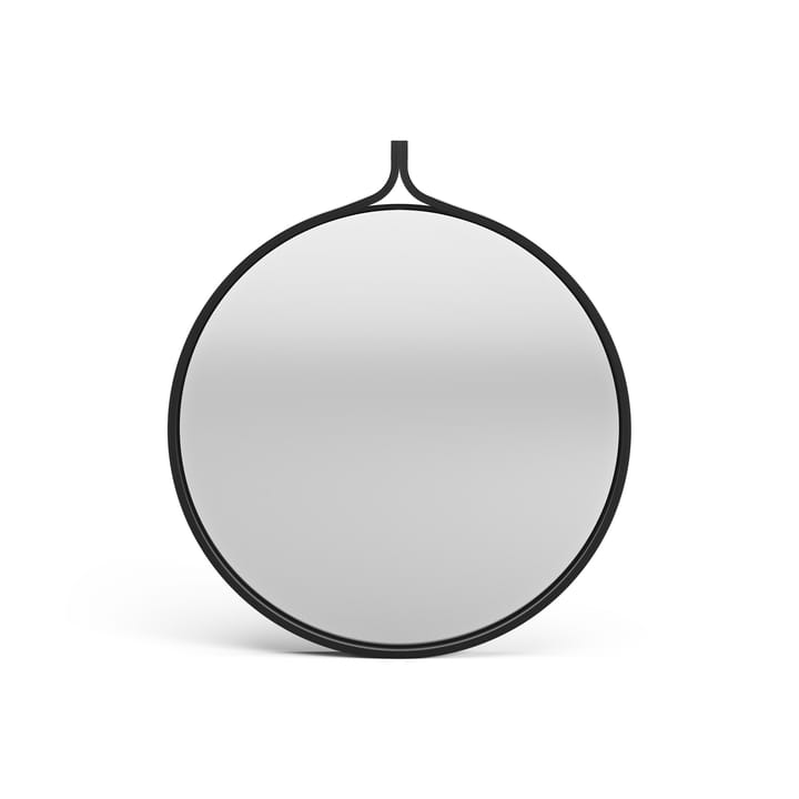 Comma Mirror round Ø52 cm - Ash black oiled - Swedese